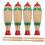 4 Sets Percussion Instruments Wood Abs Block With Rhythm Stick 3