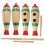 4 Sets Percussion Instruments Wood Abs Block With Rhythm Stick 5