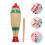 4 Sets Percussion Instruments Wood Abs Block With Rhythm Stick 6