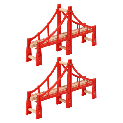 2 Pièces Ponts Pour Train Jouet Accessoires Rails Enfants