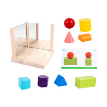 1 Set Spiegelblöcke Geometrisches Spielzeug Für Kinder