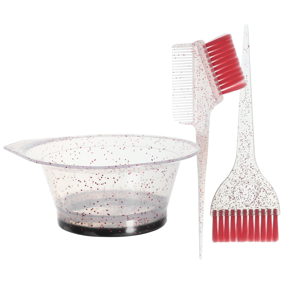 Solustre One Set Hair Dye Brush And Coloring Mixing Bowl Tool For Salon