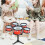 Mini Percussion Set For Kids With 5 Drums And Stool Red 3
