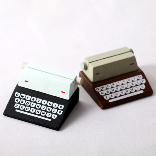 Miniature Typewriter Model For Doll House Accessories 2