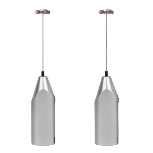 2Stk Handheld Ei Mixer Tragbarer Milchaufschäumer