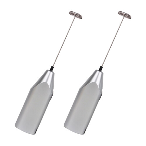 2Stk Handheld Ei Mixer Tragbarer Milchaufschäumer 2