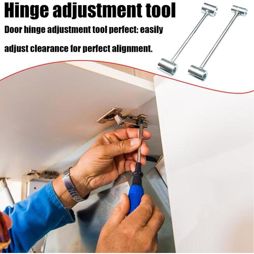 Door Hinge Adjustment Tool Hinge Wrench For Door Alignment Axis Adjuster HeavyDuty Security Doors 1 Piece TimeSaving Tool 1