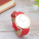 Casual Women'S PU Strap Quartz Wrist Watch Red 4