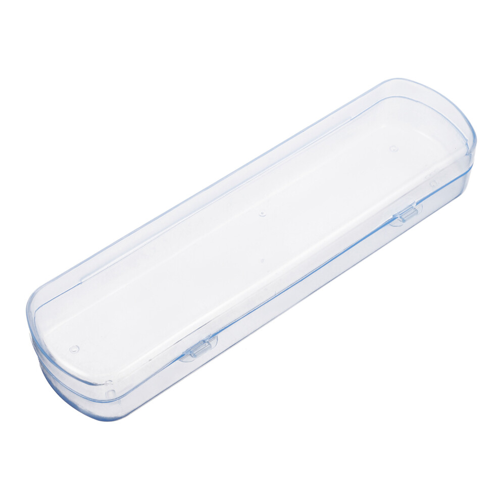 Solustre Blue Portable Toothbrush And Toothpaste Case For Travel Camping