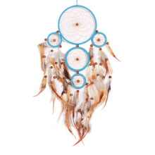 Traditional Dream Catcher with Feathers and Beads for Bedroom Home Decoration Beautiful Design Practical and Safe to Use Ethnic Style Design
