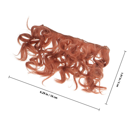5 Unidades Pieza De Para De Cabello Sintético 1