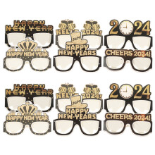 12Pcs 2024 New Year'S Eve Party Eyeglasses Celebration Favors