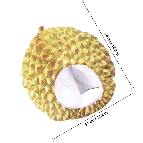 Plush Durians Hat Stuffed Fruits Headgear Carnival Accessory 1