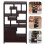 Mini House Display Shelf 1:25 Plastic Sand Table Doll House Rack 5