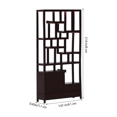 Mini House Display Shelf 1:25 Plastic Sand Table Doll House Rack 2