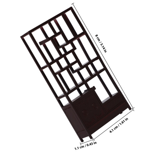 Mini House Display Shelf 1:25 Plastic Sand Table Doll House Rack 1