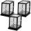3Pcs Miniature Bakery Case Double Layer Cake Display Cabinet 1