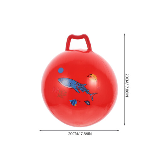 3Pcs Inflatable Hop Ball With Handle For Bouncing And Kicking 1