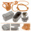 One Set Mini Pasture Model Accessory Simulated Stud Farm Toy 7