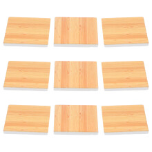 9Pcs Miniature Dollhouse Flooring Realistic Wood Grain Diy Kit