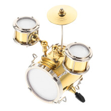 1 Set Of Doll House Accessories Mini Drum Model Ornaments