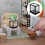 3Pcs Miniature Bakery Case Double Layer Cake Display Cabinet 5