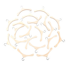 20Pcs Wooden Hanger For Bjd Dolls 12Cm Clothes Accessory