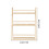 Mini House Flower Pot Stand Storage Shelf Accessories 8