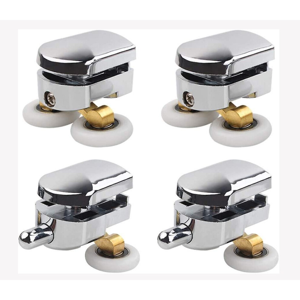 Easy Installation Shower Door Roller, Galvanized Rollers With Electrolytic Surface Treatment, Anti-Rust Feature And Durable Zinc Alloy, Suitable For M 9061222268501