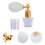 Lot De Spray Paillettes Pour Corps, Illuminatrice 4