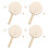 4 Stuks Onafgewerkt Rammel Drum Diy Schilderij 3