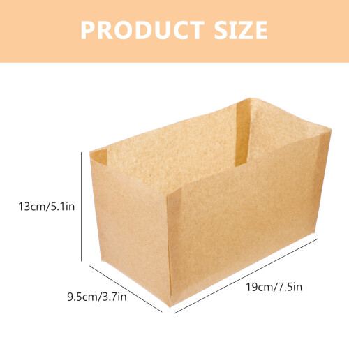 50Stk Toast Backförmchen Aus Lebensmittelechtem Papier 2