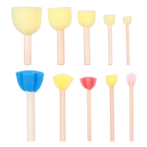 10Stk Runde Mal Mini Diy Zufällige Farbe
