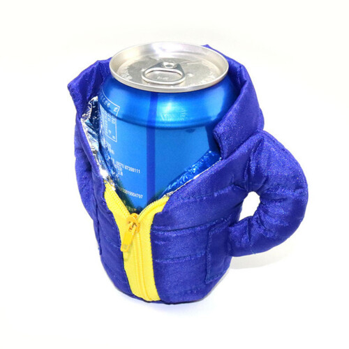 Isolierte Getränkejacke, zwei Isolierschichten, 1
