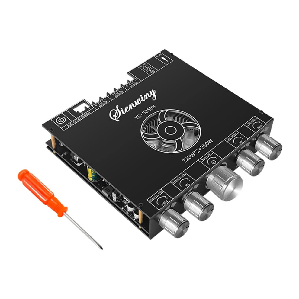 Bluetooth 2.1 Channel Amplifier Board With 220W X 2 + 350W Subwoofer Audio Amplifier Board 9323874265841