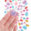 6 Sheets Rhinestone Temporary For Face Body Eyes 10
