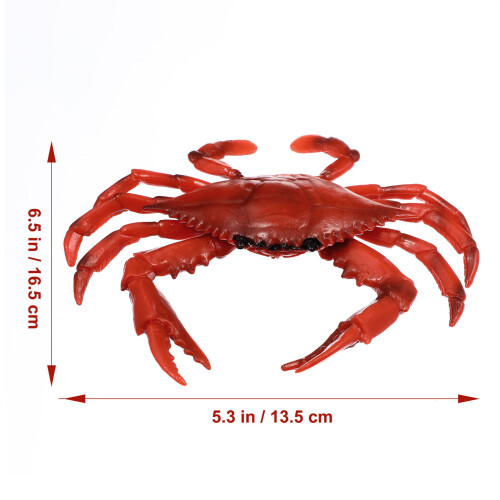 High Simulation Krebs Tiermodell Für Kinder Rot 2