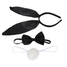 1 Set Kaninchenohr Kostüm Zubehör Mit Haarreif Und Fliege