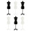 6 Stuks Popkleding Presentatiehouder Mannequin Modelstander 11