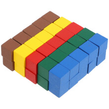 50Stk Holz Schachfiguren Kleine Unterhaltungsspiel Brettspiel Zubehör