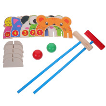 1Set Cartoon Krocket Spielzeug, Tier Tor Ball Für Und Kinder