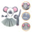 1 Set Kostüm Mit Stirnband Und Fliege 7
