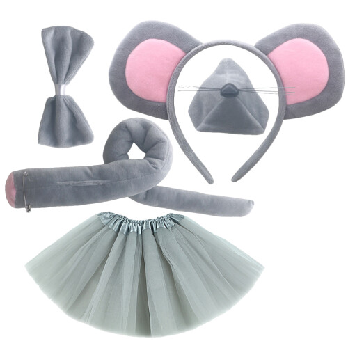 1 Set Kostüm Mit Stirnband Und Fliege 2