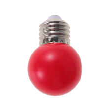 1St Led Farblichtlampe Wasserdichte Außenleuchte E27 3W Rot PC