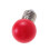 1St Led Farblichtlampe Wasserdichte Außenleuchte E27 3W Rot PC 6