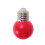 1St Led Farblichtlampe Wasserdichte Außenleuchte E27 3W Rot PC 5
