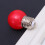 1St Led Farblichtlampe Wasserdichte Außenleuchte E27 3W Rot PC 4
