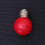 1St Led Farblichtlampe Wasserdichte Außenleuchte E27 3W Rot PC 7