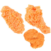 3Stk. Gefälschte Gebratene Hähnchen Lebensmittelmodell Deko