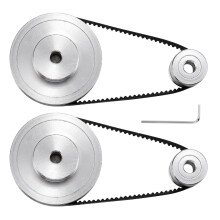 1 Set Aluminium Synchronrad Zahnriemenscheibe 200mm Länge 6mm Breite